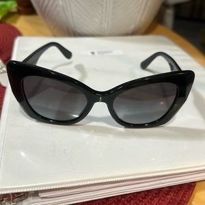 Dolce and Gabbana cateye glasses in black. Made in Italy